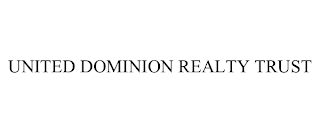 UNITED DOMINION REALTY TRUST