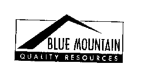 BLUE MOUNTAIN QUALITY RESOURCES