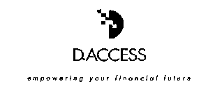 D.ACCESS EMPOWERING YOUR FINANCIAL FUTURE