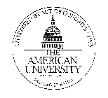 CHARTERED BY ACT OF CONGRESS 1893 THE AMERICAN UNIVERSITY WASHINGTON, DC PRO DEO ET PATRIA