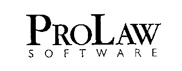 PROLAW SOFTWARE