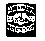SADDLE TRAMPS MOTORCYCLE SHOP CHROME GOODIES LEATHER APPAREL