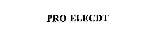 PRO ELECDT