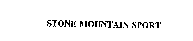 STONE MOUNTAIN SPORT
