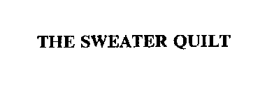 THE SWEATER QUILT