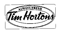 ALWAYS FRESH TIM HORTONS