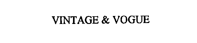 VINTAGE & VOGUE