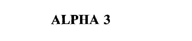 ALPHA 3