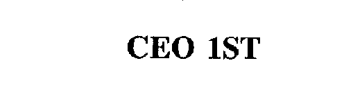 CEO 1ST