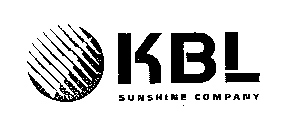 KBL SUNSHINE COMPANY