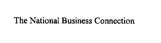 THE NATIONAL BUSINESS CONNECTION