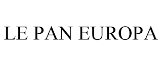 LE PAN EUROPA