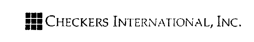CHECKERS INTERNATIONAL, INC.