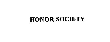 HONOR SOCIETY