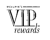 MCALPIN'S VIP REWARDS