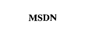 MSDN
