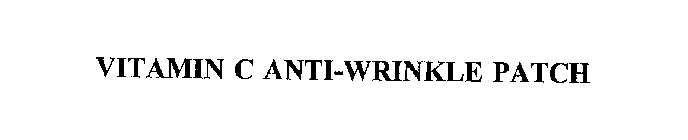 VITAMIN C ANTI-WRINKLE PATCH