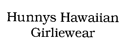 HUNNY'S HAWAIIAN GIRLIEWEAR