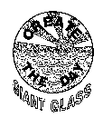 CREATE THE DAY GIANT GLASS