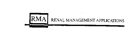 RMA RENAL MANAGEMENT APPLICATIONS