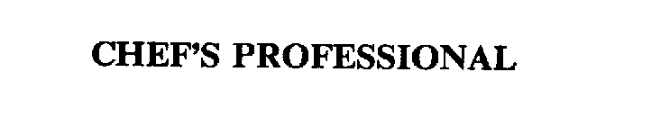 CHEF'S PROFESSIONAL