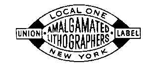 LOCAL ONE UNION AMALGAMATED LABEL LITHOGRAPHERS NEW YORK