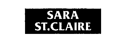 SARA ST. CLAIRE