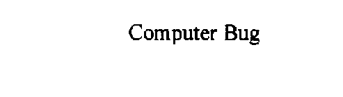COMPUTER BUG