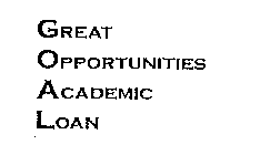 GREAT OPPORTUNITIES ACADEMIC LOAN