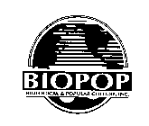BIOPOP BIOLOGICAL & POPULAR CULTURE, INC.