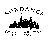SUNDANCE CANDLE COMPANY HIGHLY SCENTED