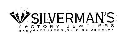 SILVERMAN'S MANUFACTURERS OF FINE JEWELRY