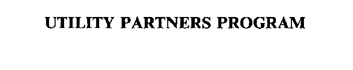 UTILITY PARTNERS PROGRAM