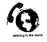 LISTENING TO THE WORLD.
