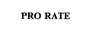 PRO RATE
