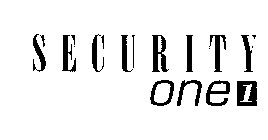 SECURITY ONE 1