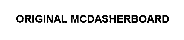 ORIGINAL MCDASHERBOARD