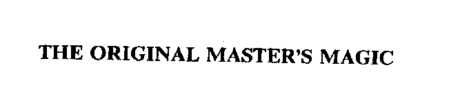 THE ORIGINAL MASTER'S MAGIC