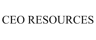 CEO RESOURCES