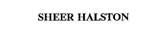 SHEER HALSTON