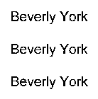 BEVERLY YORK