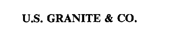 U.S. GRANITE & CO.