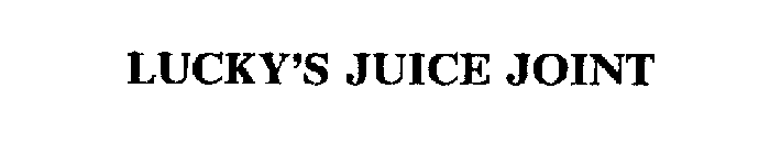 LUCKY'S JUICE JOINT