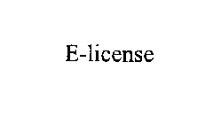 E-LICENSE