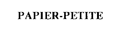 PAPIER-PETITE