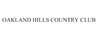 OAKLAND HILLS COUNTRY CLUB