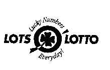 LOTS O' LOTTO LUCKY NUMBERS EVERYDAY!