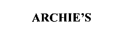 ARCHIE'S