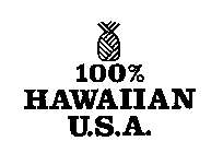 100% HAWAIIAN U.S.A.