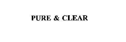 PURE & CLEAR